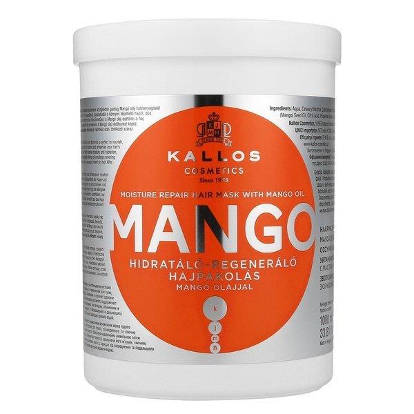 KALLOS Mango Hair Mask with Vitamins and Minerals 1000ml