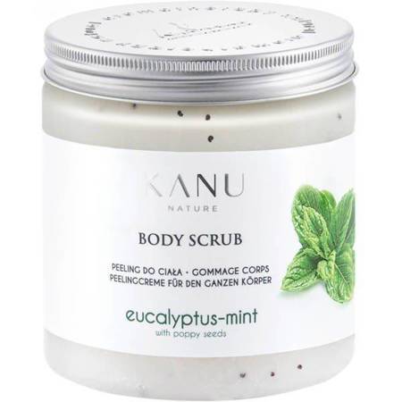 Kanu Nature Caring and Refreshing Body Scrub with Eucalyptus and Mint Scent 350g
