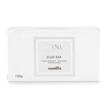 Kanu Nature Vegan Natural Moisturizing Bar Soap with Vanilla Scent 100g