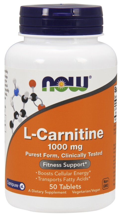 L-Carnitine, 1000mg - 50 tabs