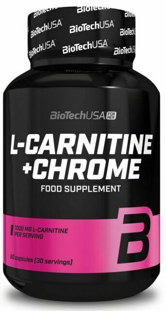 L-Carnitine + Chrome - 60 caps