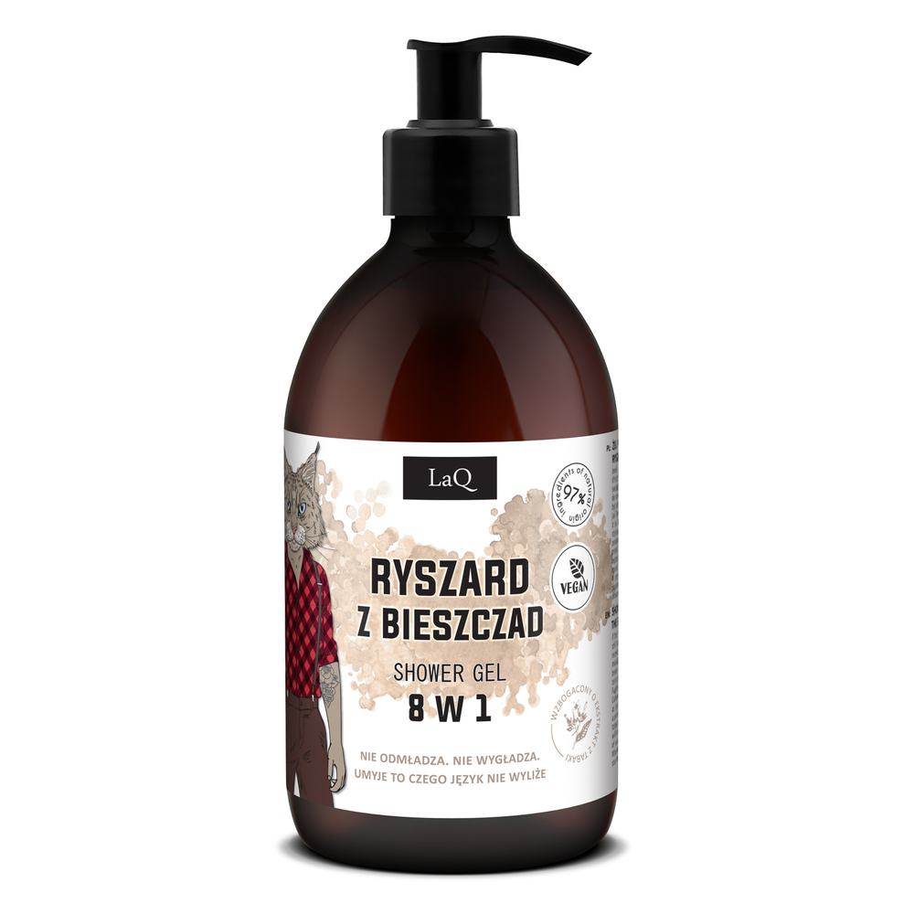 LaQ Ryszard from Bieszczady Vegan Shower Gel Mountains 500ml