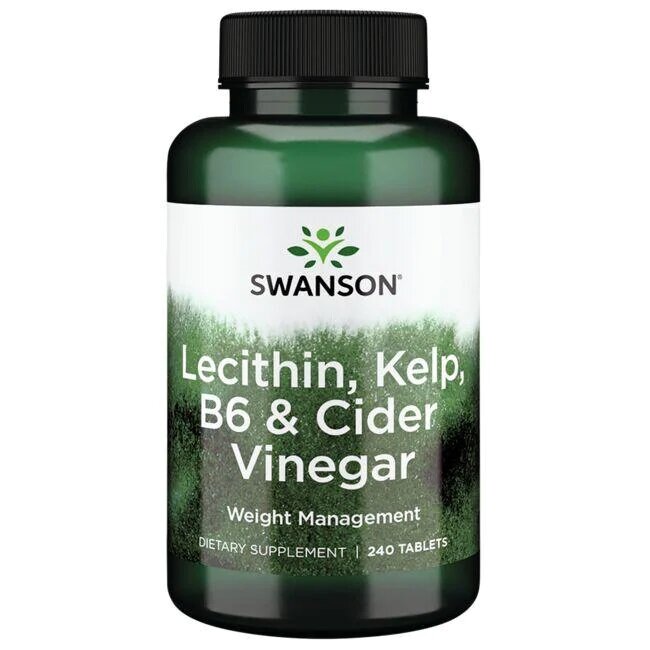 Lecithin, Kelp, B6 & Cider Vinegar - 240 tablets