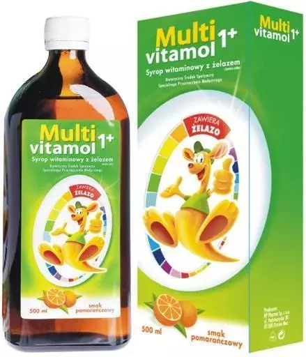 Multivitamol 1+ SYRUP 250ML body tonic for children