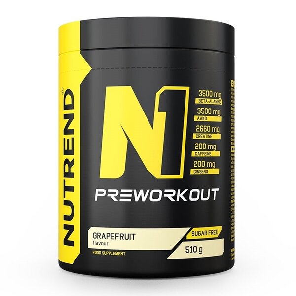 N1 Pre-Workout, Grapefruit - 510g