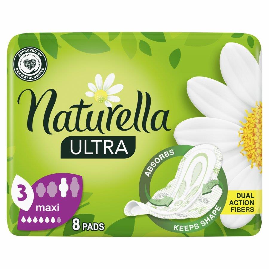 Naturella Ultra Maxi Sanitary Napkins with Wings 8 Pieces