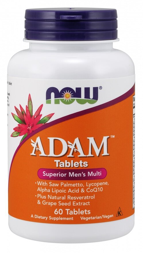 Now Foods ADAM Multi-Vitamin for Men 60 Tablets