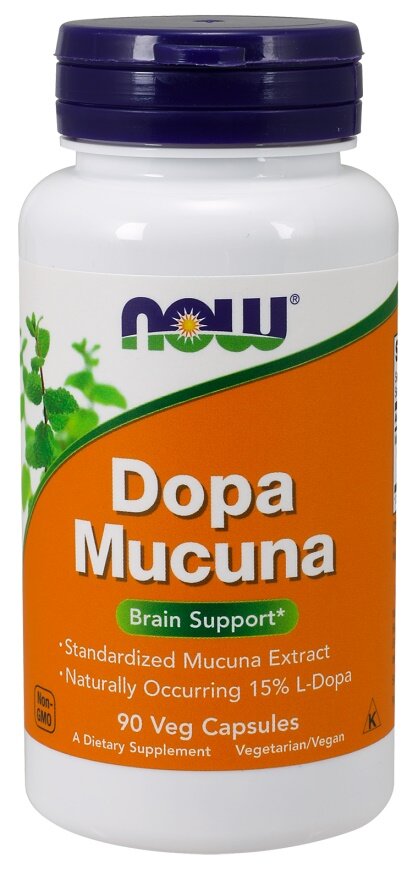 Now Foods Dopa Mucuna 90 Capsules