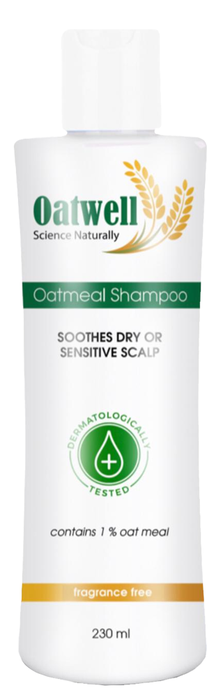 Oatwell Oatmeal Soothing Shampoo for Sensitive Scalp with Oatmeal Formula 230ml