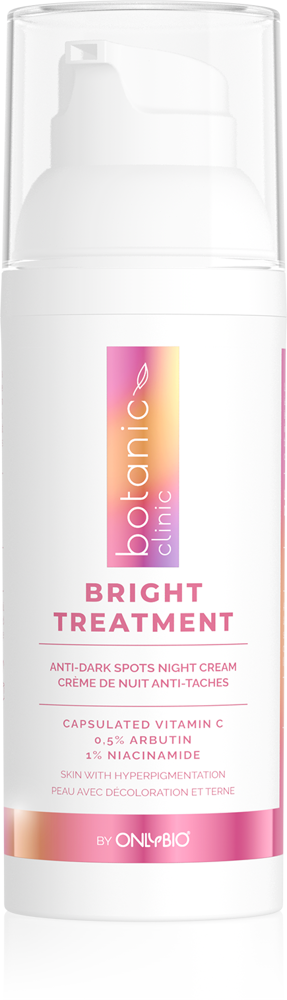 OnlyBio Botanic Clinic Bright Treatment Anti-Dark Spots Night Cream 50ml Best Before 18.02.25