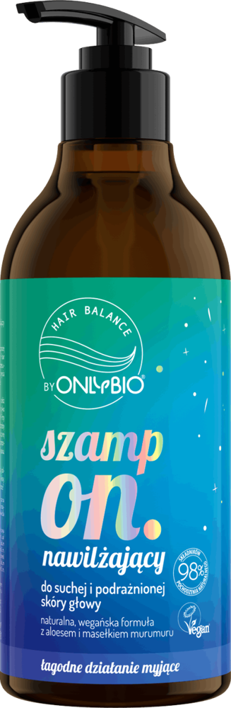 OnlyBio Hair Balance Moisturizing Shampoo for Dry and Irritated Scalp 400ml