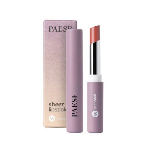 Paese Nanorevit Sheer Colored Lipstick No. 30 Au Naturel 2.2g