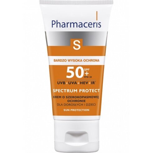 Pharmaceris S Spectrum Protect Cream with Broadband Protection SPF50+ for Sensitive and Dry Skin 50ml