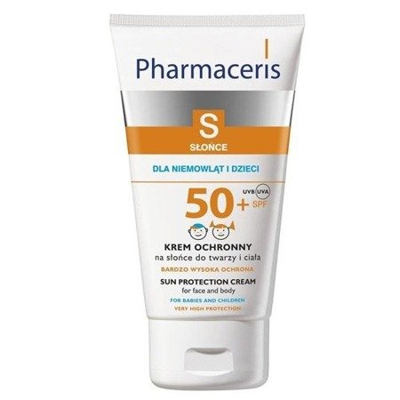 Pharmaceris S Sun Protection Cream SPF 50 For Children For Face And Body 125ml Best Before 31.12.24