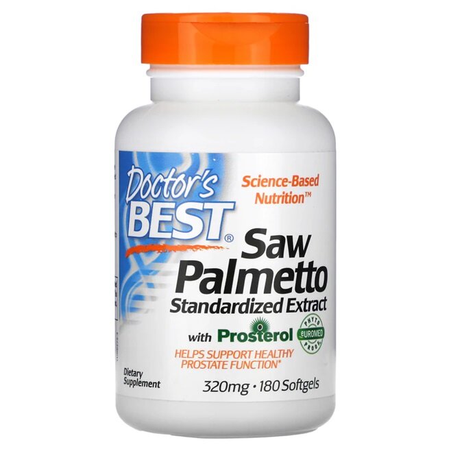 Saw Palmetto Standardized Extract with Prosterol, 320mg - 180 softgels