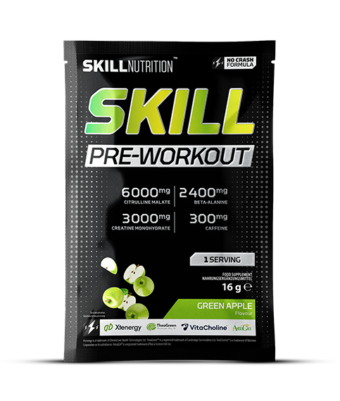 Skill Pre-Workout, Green Apple - 16g (1 serving)