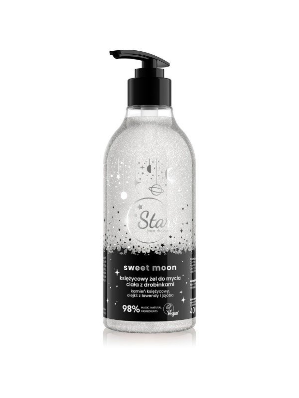 Stars from The Stars Sweet Moon Lunar Body Wash Gel with Particles 400ml