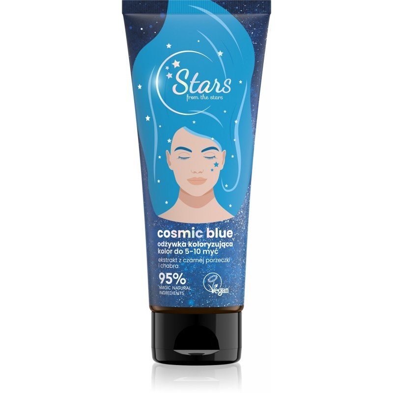 Stars from the Stars Cosmic Blue Coloring Conditioner Shade Blue 50ml