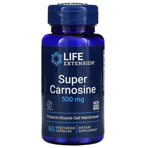 Super Carnosine, 500mg - 60 vcaps