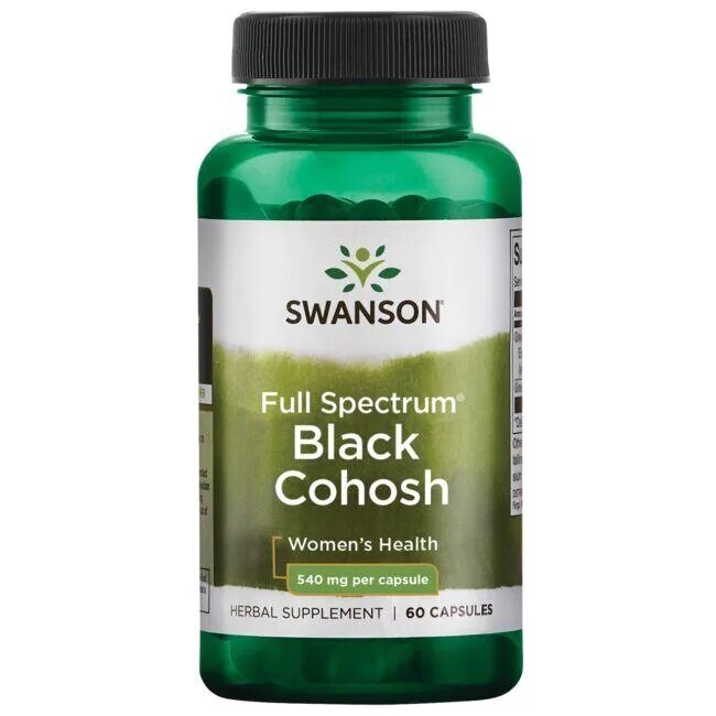 Swanson Full Spectrum Black Cohosh 540mg 60 Capsules