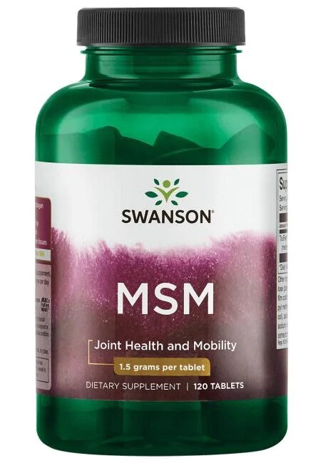 Swanson MSM 1500mg 120 Tablets