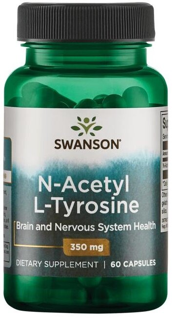 Swanson N-Acetyl L-Tyrosine 350mg 60 Capsules