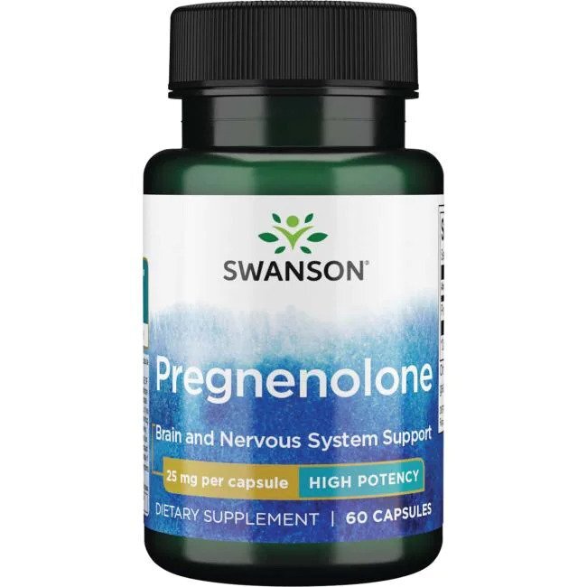 Swanson Pregnenolone 25mg 60 Capsules