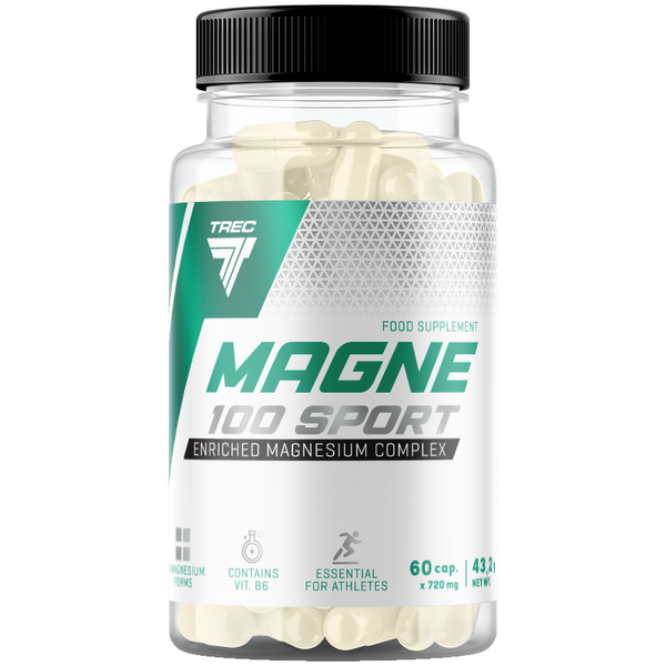 Trec Nutrition Magne 100 Sport 60 Capsules