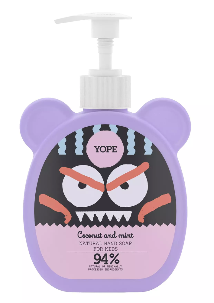 Yope Natural Hand Soap for Kids Coconut & Mint 400ml