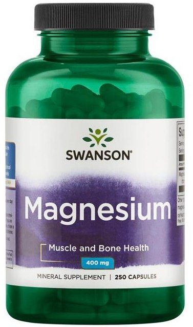 Swanson Magnesium 200mg 250 Capsules