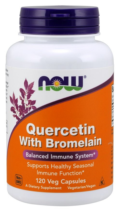 Now Foods Quercetin with Bromelain Immune Support 120 Capsules