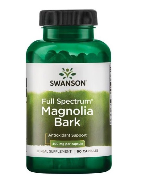 Swanson Full Spectrum Magnolia Bark 400mg 60 Capsules