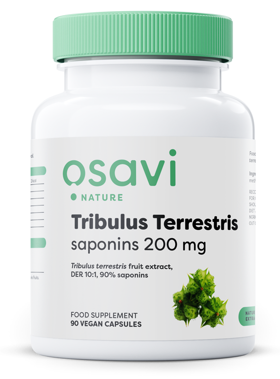 Osavi Tribulus Terrestris Saponins 200mg Wspiera w Walce ze Stresem Zwiększa Libido 90 Kapsułek