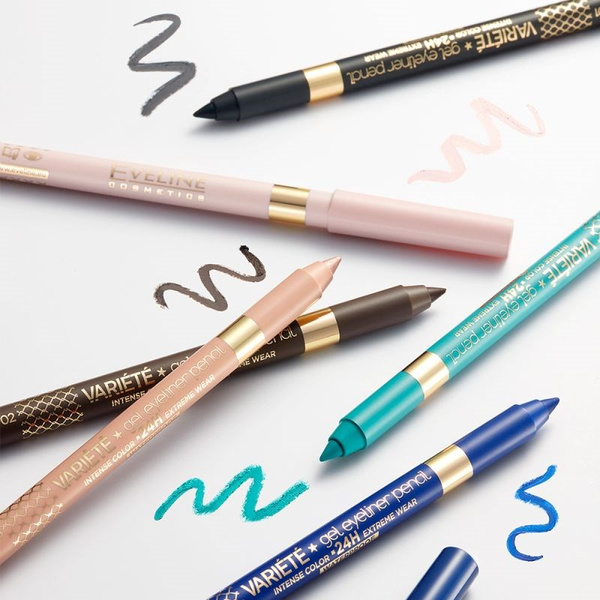 Eveline Variete Waterproof Gel Eyeliner Pencil No.09 Pink 1 Piece