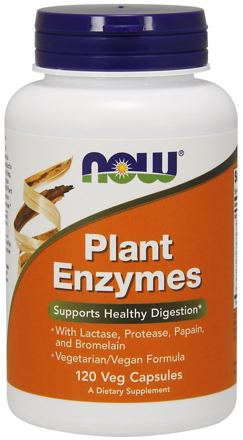 Now Foods Plant Enzymes Wspomaga Trawienie 120 Kapsułek