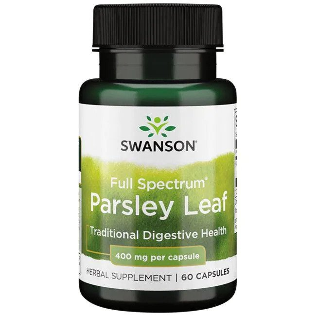 Swanson Full Spectrum Parsley Leaf 400mg 60 Capsules