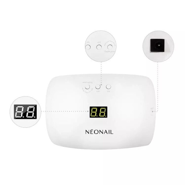 NeoNail 24W/48W UV Nail Lamp with Display 1 Piece