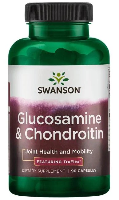 Swanson Glucosamine & Chondroitin Wspiera Pracę Stawów 90 Kapsułek
