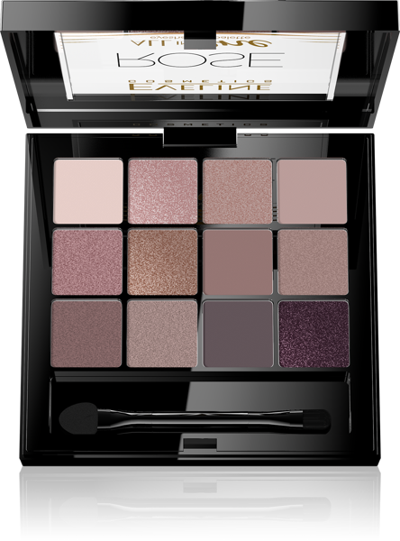 Eveline Eyeshadow Palette 12 All In One Rose