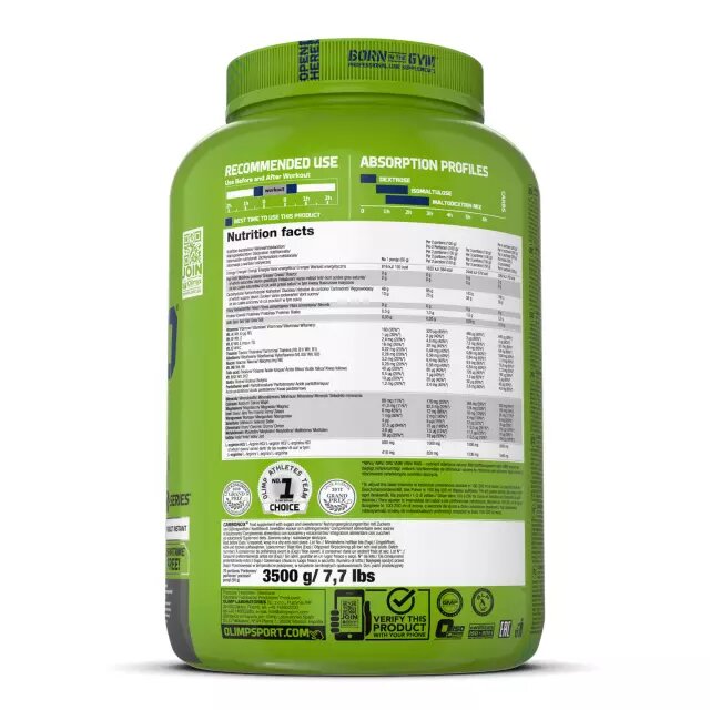 Olimp Carbonox Strawberry 3500g
