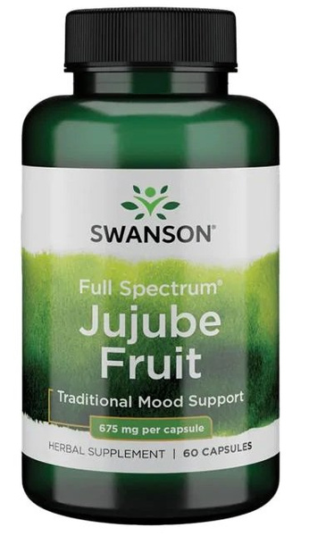 Swanson Full Spectrum Jujube Fruit 675mg 60 Kapsułek