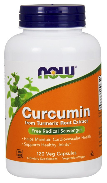 Now Foods Turmeric Curcumin Supports Immunity & Antioxidant Properties 120 Vcapsules