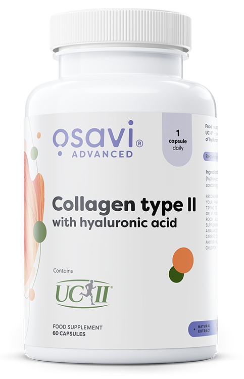 Osavi Collagen Type II with Hyaluronic Acid and Wild Rose Extract 60 Capsules