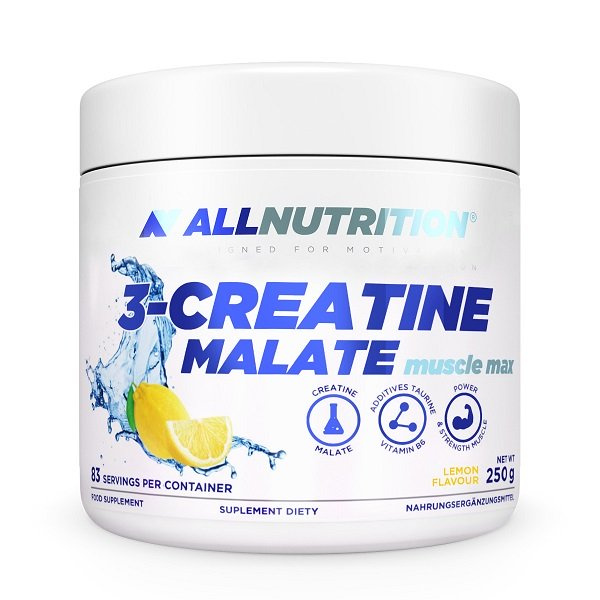 Allnutrition 3-Creatine Malate with Added Taurine and Vitamin B6 Lemon 250g