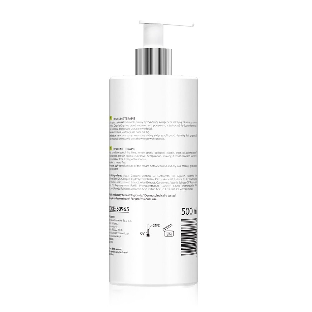 Apis Professional Fresh Lime terApis Refreshing Balm for Feet with Lime and Lemon Grass 500ml