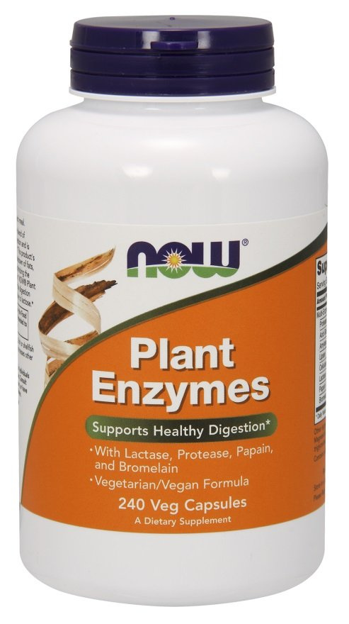 Now Foods Plant Enzymes Wspomaga Trawienie 240 Kapsułek