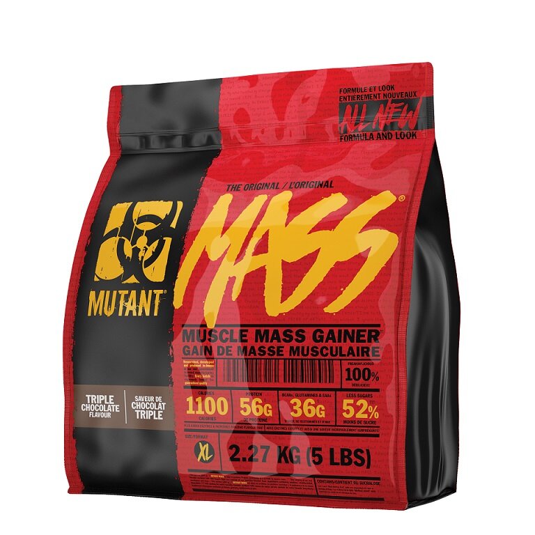 Mutant Mass Triple Carbohydrate-Protein Supplement Chocolate 2270g