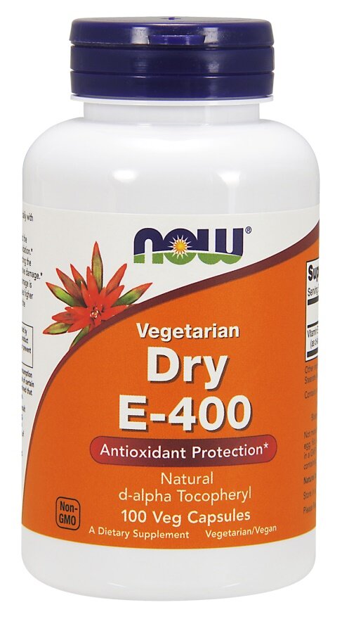 Vitamin E-400 Dry, Vegetarian - 100 vcaps