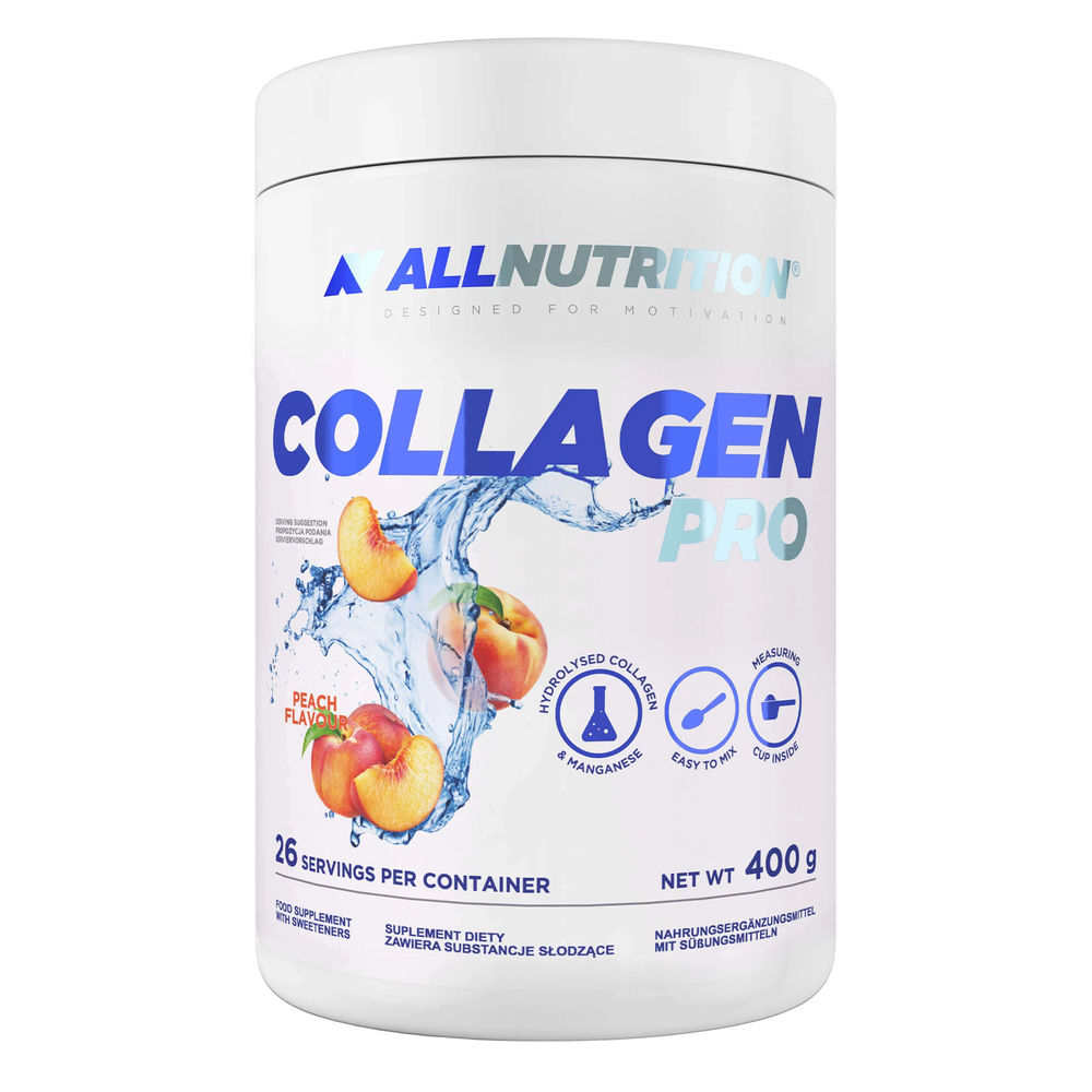 Allnutrition Collagen Pro Hydrolyzed Collagen Drinking Peach 400g