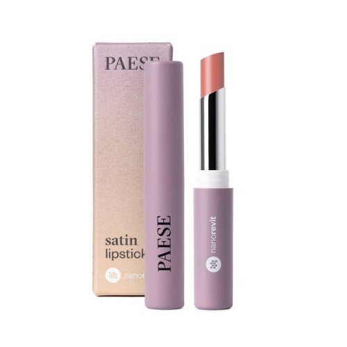 Paese Nanorevit Satin Lipstick No. 22 Peach Kiss 2,2g